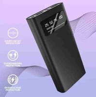zofia 50000 mAh 18 W Compact Pocket Size Power Bank (Black, Lithium Polymer, Fast Charging for Mobile, Smartwatch, Speaker, Earbuds)