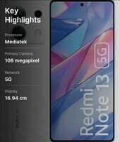 REDMI Note 13 5G (Arctic White, 128 GB)
