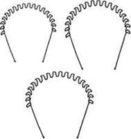 Take a look at this Men Women Zig Zag Tooth Metal Headband Hair Band Spiral Head Band on Flipkart 