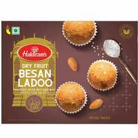 Haldirams Mithas Besan Ladoo - Dry Fruit, 400grams