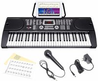 JUAREZ Octavé JRK661 61-Key Electronic Keyboard Piano with LED Display
