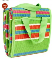  NOVAK DECORS - Foldable Plastic Floor Mat Multicolor,(Chatai) Mats for Home, Mixed, Perfect for Picnics, Beaches, Outings, Weather-Proof Mold/Mildew Resistant Floor Carpet 3x6 Feet 