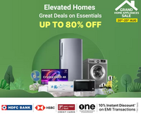 Grand Home Appliances Sale Upto 80% Off + 10% Bank Offer | 20th - 25th August