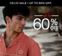 Celio Sale - Upto 60% off + Extra 5% off