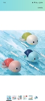 COSMOBABY Swimming Bath Toys for Toddlers 1-3, Floating Wind Up Toys for 1-5 Year Old Boy Girl, New Born Baby Bathtub Water Toys, Preschool Toddler Pool Toys (Turtle)(Pack of 1) Proudly Made in India