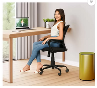 Seventh Heaven Ergonomic Office Chair Mid Back : 3 year warranty Fabric Office Executive Chair