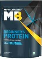 MUSCLEBLAZE Beginner's , No Added Sugar Whey Protein 1kg (location specific)