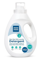 Mee Mee Baby Liquid Detergent 1.5 L | Ph balanced, Free from Harsh Chemicals, Safe for mother's hands & baby's skin | Anti-Bacterial, Removes Stains & Odor with One Drop, Hypoallergenic
