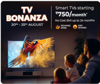 TV Bonanza - Upto 65% off + Bank offers & Exchange offers