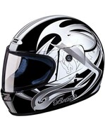 Studds Bravo D3 Full Face Helmet, Black and Grey (Large 580MM) 