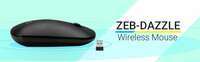 Zebronics Zeb-Dazzle Wireless Mouse with Nano Receiver, Matte Finish (Black)