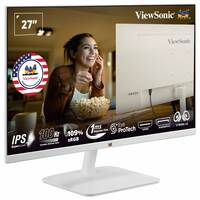 ViewSonic (From USA)68.58 Cm (27") White Monitor Full HD IPS |100Hz |1ms| 2X2W Speakers 
