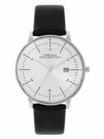 French Connection Spring-Summer 2023 Analog Silver Dial Men's Leather Watch-Fcn00094B