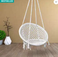 Curio Centre Cotton Round Swing for Adults/Hammock Chair/Swing for Home/Balcony Cotton Large Swing