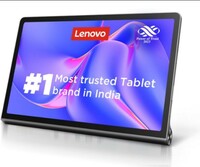 Lenovo Tab Yoga 11| 11 Inch 2K Display| 4 GB RAM, 128 GB ROM| Wi-Fi+4G LTE (with Voice Call)| Quad JBL Speakers| TÜV Low Blue Light Certified| Colour: Storm Grey 