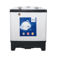 Vise 6.5 KG Semi Automatic Top Load Washing Machine | 3 Control Knobs | Twin Tub | 2 Wash Programs
