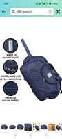 M MEDLER Epoch Nylon 55 litres Waterproof Strolley Duffle Bag- 2 Wheels - Luggage Bag - (Navy Blue