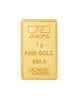 BANGALORE REFINERY 24KT (999.9) 1G Yellow Gold Bar | 1.0 gm