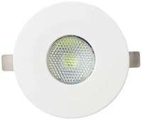 wipro Polycarbonate Garnet 2W Led Integrated Spotlight | Green Color | Compact Design Ceiling Spot Light for Cabinets & Wardrobes| Cutout- 33Mm|Pack of 6