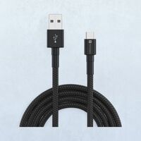 Portronics Konnect B Type C Cable - Black | Supports up to 65W Fast Charging