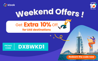 Klook Weekend Offers- Get Extra 10% Off for UAE Destinations