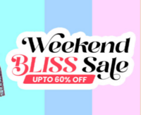 Weekend Bliss Sale - Upto 60% off + 2 Panties free + Extra 100 off on 1500 + Combo Offers