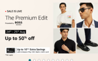 The Premium Edit Sale - 24 & 25 Aug - Upto 50% off + Bank offers