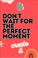 10 Motivational Quotes Wall Collage Aesthetic Posters For Living Room & office Decoration Paper 12X18 Inch