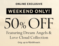 Weekend Flash Sale : Flat 50% Off on Bras