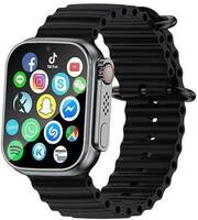 Satyam TRADERS T800 Ultra Smart Watch & Wireless Charger Smartwatch  (Black Strap, Free Size)
