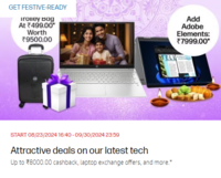 Get Festive Ready Sale - Upto 45% off + Upto 8000 Cashback + Exchange offers & More (23 Aug to 30 Sep)