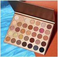 HUDA CRUSH BEAUTY Shimmer and Matte Eyeshadow Palette - 35 Eye Shadow Color 20 g  (Bronze Goal)