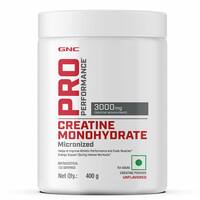GNC Pro Performance Pure Micronized Creatine Monohydrate | 400 gm | 133 Serving 