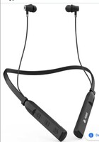 Aroma NB119B Badshah 60 Hours Playing Time Fast Charging Bluetooth Neckband Earphone Bluetooth Gaming Headset (Black, Silver, In the Ear)