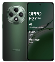 OPPO F27 5G (Emerald Green, 8GB RAM, 128GB Storage) | 6.67" FHD+ AMOLED Display|32MP Sony IMX615 Selfie Camera |AI Portrait Expert| 45W SUPERVOOC| with No Cost EMI/Additional Exchange Offers