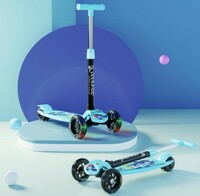 Cockatoo Rat&Cat Series Happy-Hooper Kick Scooter for Kids, Kick Scooter with Led Lights in PVC Wheel, 3 Adjustable Height Scooter, Age Upto 3+ Years & 50 Kg Weight Capacity