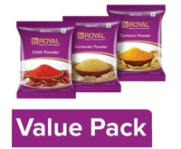 BB Royal Chilli, Coriander, Turmeric Powder, 100 g each (3 items)