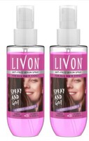 LIVON Hair Serum Spray for Women & Men, Smooth, Frizz free & Glossy Hair on the go  (200 ml)