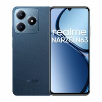 realme NARZO N63 (Leather Blue, 4GB RAM+128GB Storage) 45W Fast Charge [Rs 1000 Coupon]