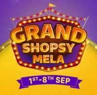 Grand Shopsy Mela [1-8 Sep] - Up to 80% Off + Exciting Games & deals Every Hour