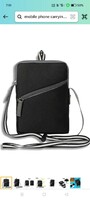 DEIN KLEIDER Nylon Cross Body Travel Mobile Pouch Sling Messenger Bag for Women
