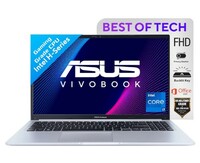 ASUS Vivobook 15, IntelCore i7-12650H 12th Gen, 15.6" (39.62 cm) FHD, Thin and Light Laptop (16 GB RAM/512GB SSD/Win11/Office 2021/Backlit/42WHr /Silver/1.75), X1502ZA-EJ742WS