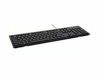 Dell Kb216 Wired Multimedia USB Keyboard with Super Quite Plunger Keys, Black (location specific)