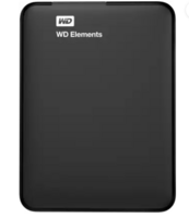 WD Elements 2 TB Wired External Hard Disk Drive (HDD)  (Black)