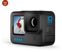 GoPro HERO10 Black - Waterproof Action Camera with Front LCD and Touch Rear Screens, 5.3K60 Ultra HD Video, Optical 1X and Digital 4X 23MP Photos (1 Year INTL Warranty + 1 Year in Warranty)
