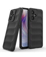 amazon basics Basic Case for Mi Redmi 13C 5G (Silicone_Black)