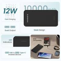 Ambrane Neos 11 Power Bank (10000mAh, Black)