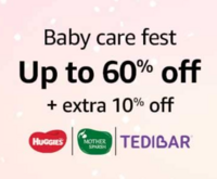 Baby Care Fest - Upto 65% off + bank offers