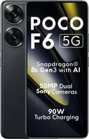 POCO F6 5G (Black, 256 GB)  (8 GB RAM)