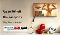 Upto 70% Off Sports Deals + Bank Offers
